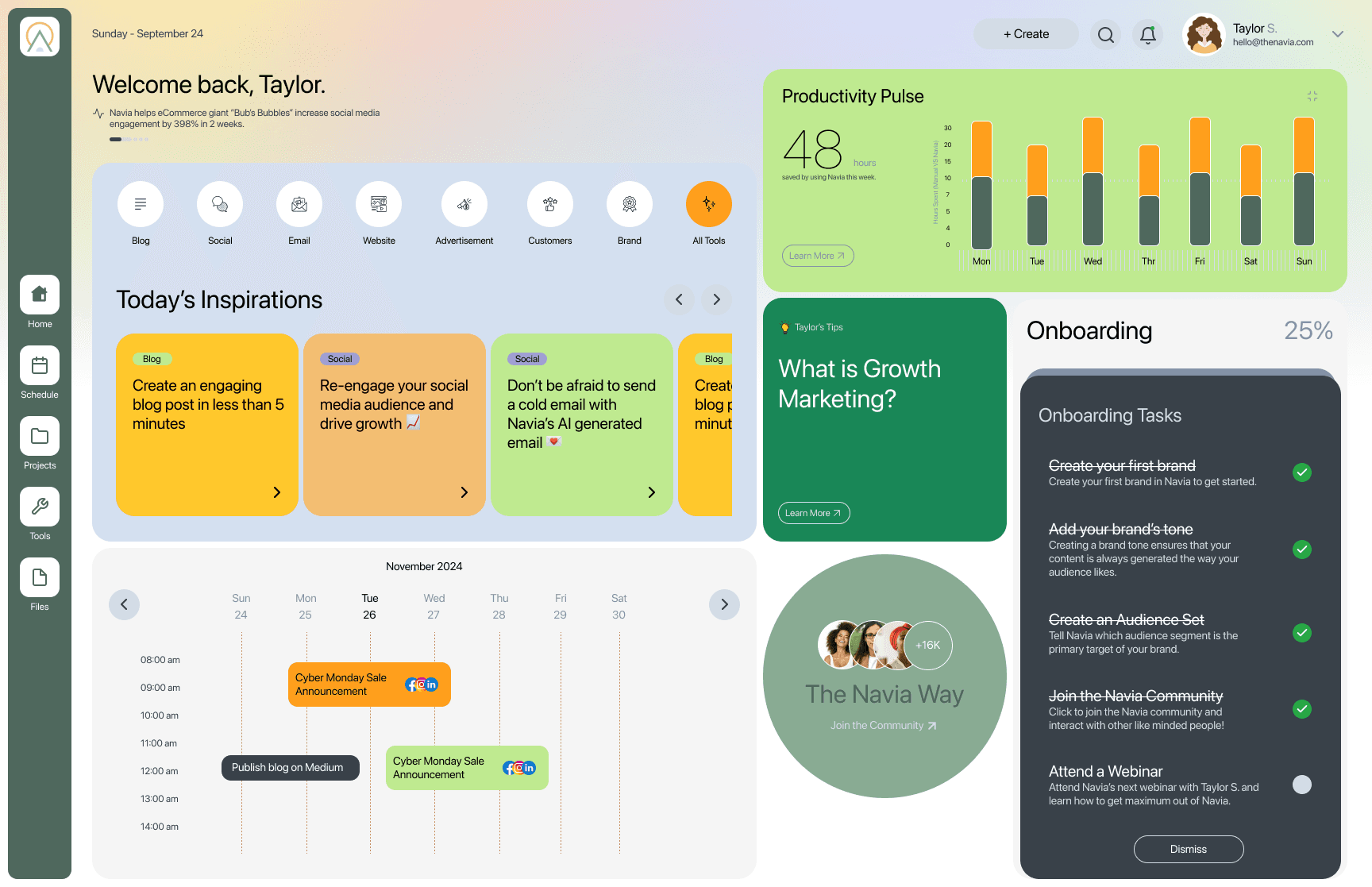 Navia: AI Marketing Platform