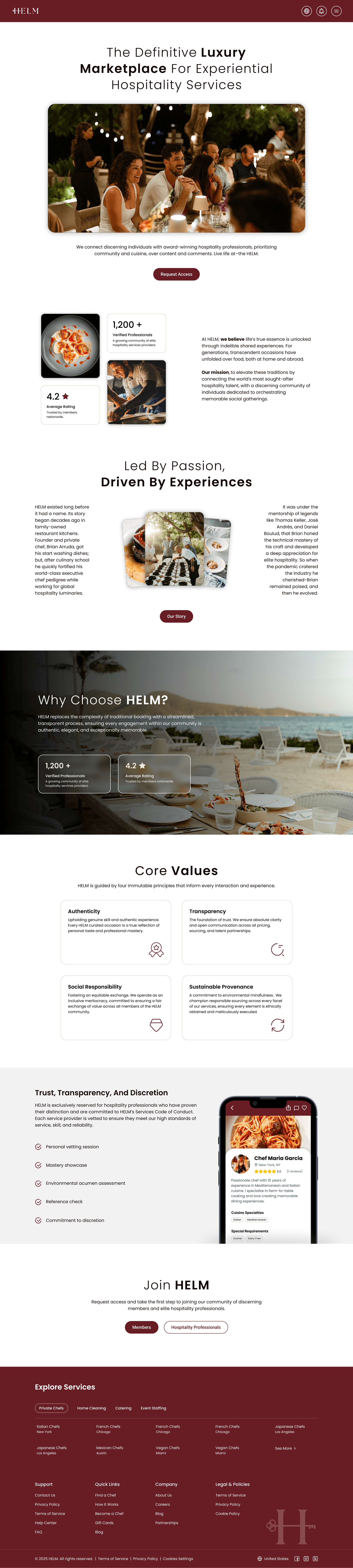 Helm: Hospitality Platform